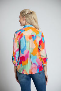 Abstract Patch Shirt