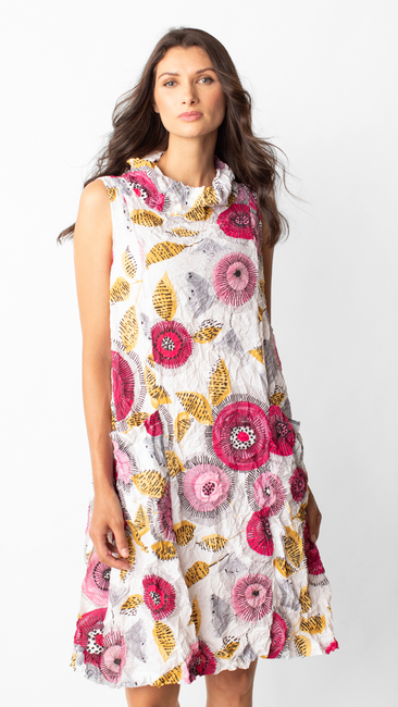 Floral Easy Cowl Dress