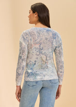 Cotton Print Sweater