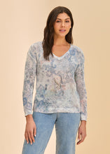 Cotton Print Sweater
