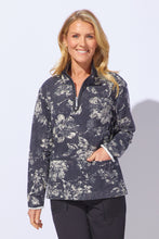 Floral Fleece Pullover