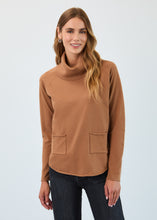 Cowl Neck Pocket Sweater