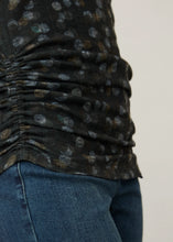 Mock Neck Doppel Dots Top