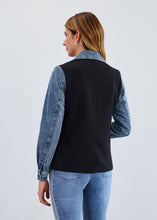 Mixed Media Blazer