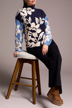 Jacquard Funnel Neck Sweater