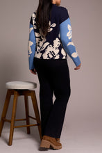 Jacquard Funnel Neck Sweater