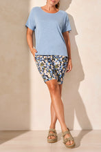 Crew Neck Top with Back Shirring
