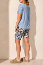 Crew Neck Top with Back Shirring