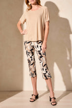 Crew Neck Top with Back Shirring