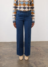 Houndstooth  Straight Leg Jean