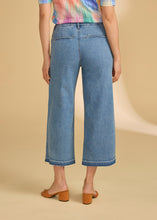 Pull-on Wide Crop DenimTrouser