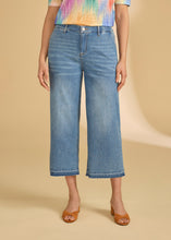 Pull-on Wide Crop DenimTrouser