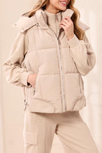 Quilted Vest with Removable Hood