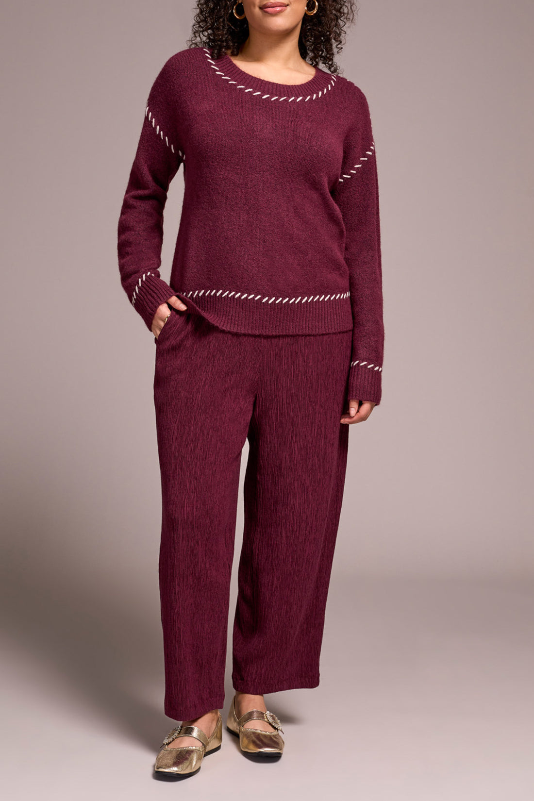 Blanket Stitch Sweater