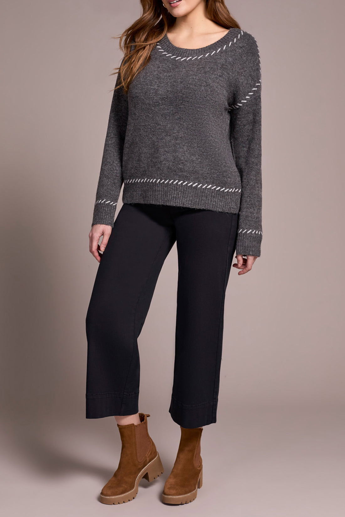 Blanket Stitch Sweater
