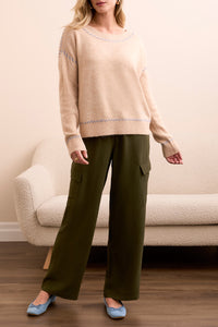 Blanket Stitch Sweater
