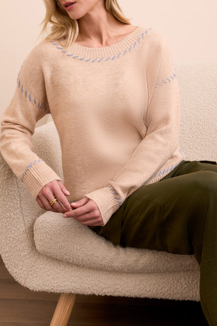 Blanket Stitch Sweater