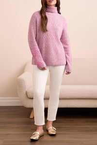 Cameo Embroidery Sweater