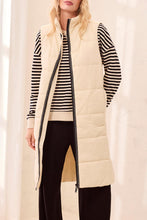 Knee-Length Quilted Vest
