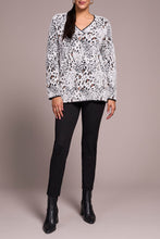 Brushed Animal Print Sweater