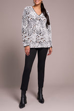 Brushed Animal Print Sweater