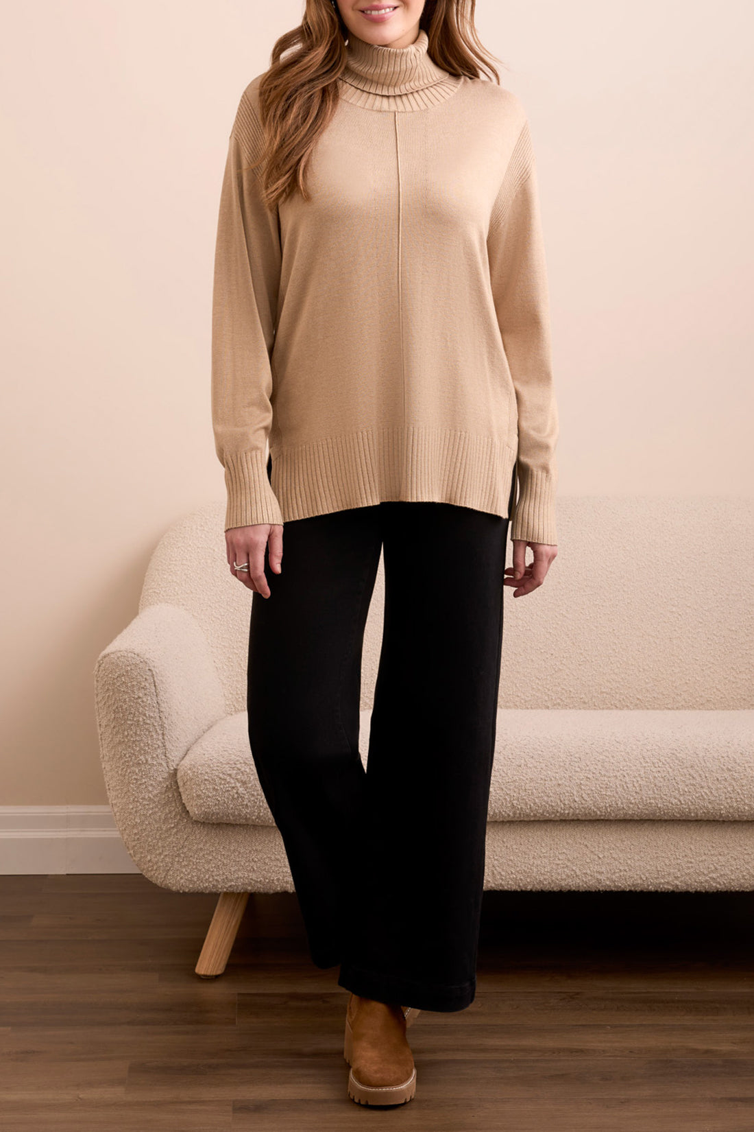 Long Turtleneck Sweater