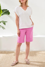 Cap Sleeve V-Neck Top