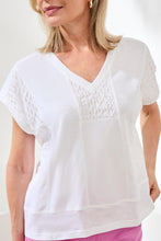 Cap Sleeve V-Neck Top