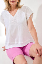 Cap Sleeve V-Neck Top