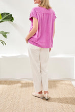 Cap Sleeve V-Neck Top