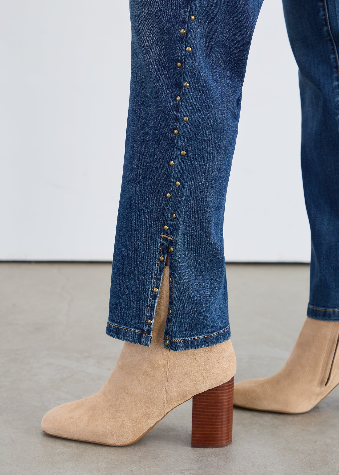 Brass Studded Jean