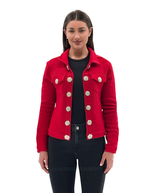 Boucle Red Jacket