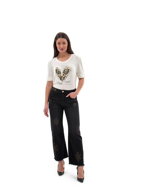 Brass Embellish Jean