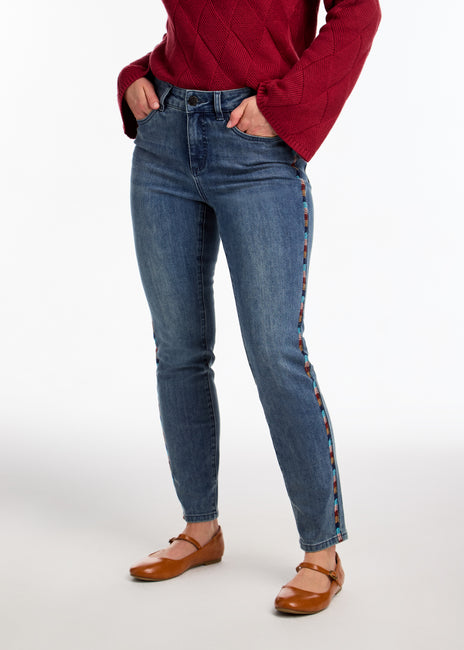 Olivia Embroidered Jean