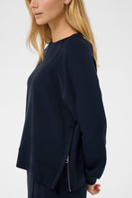Leisure Pullover with Side Zip