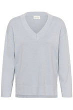 V-Neck Cotton/Cashmere Sweater