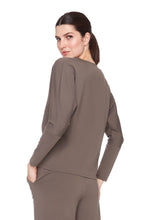V-Neck Ponte Knit Top