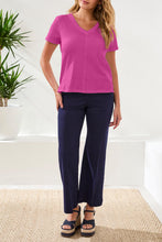 Rib V-Neck Tee