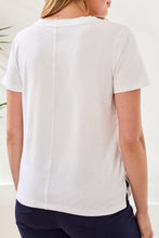 Rib V-Neck Tee