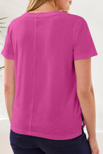 Rib V-Neck Tee