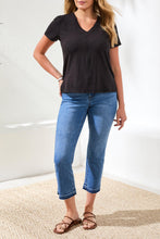 Rib V-Neck Tee