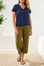 Rib V-Neck Tee