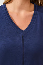 Rib V-Neck Tee