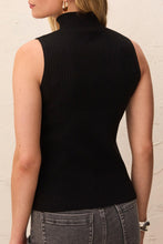 Sleeveless Funnel Neck Sweater