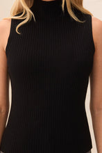 Sleeveless Funnel Neck Sweater