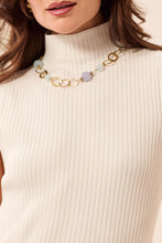 Sleeveless Funnel Neck Sweater
