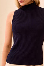 Sleeveless Funnel Neck Sweater