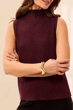 Sleeveless Funnel Neck Sweater