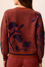 Knit Sweater with Floral Detail