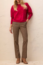 Plaid Pull On Pant